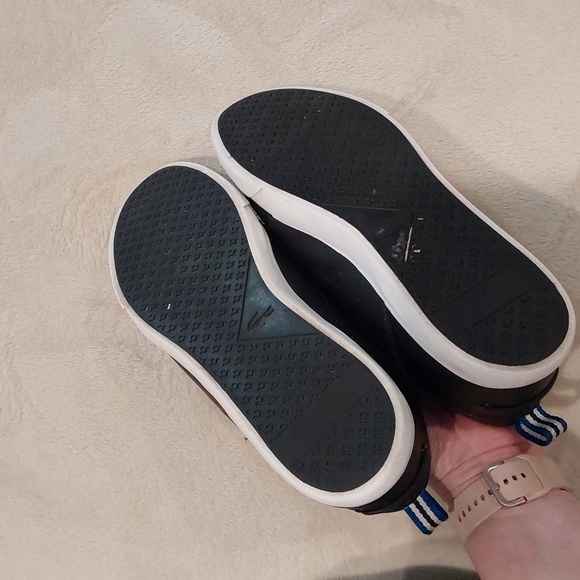 Lacoste Bayliss Black Leather With Silver Croc Sneakers Mens Size 11 - Picture 15 of 16